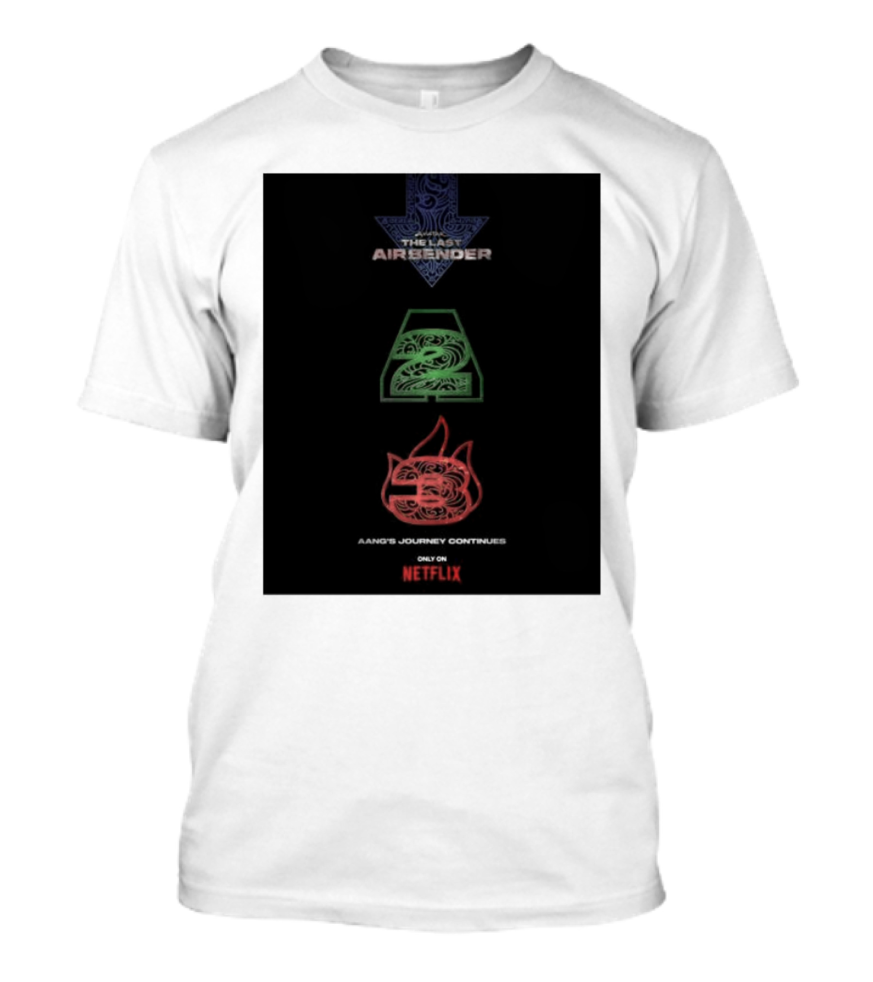 Avatar The Last Airbender Aang’s Journey Continues Season 2 Netflix T-Shirt