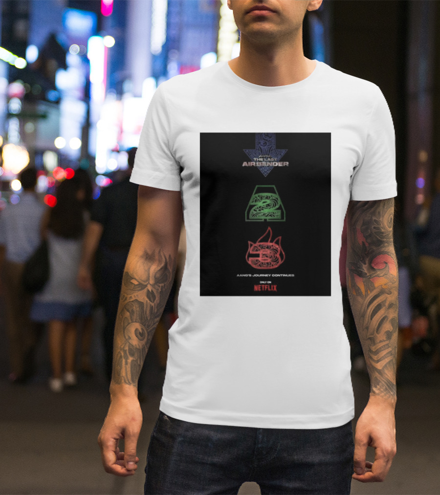 Avatar The Last Airbender Aang’s Journey Continues Season 2 Netflix T-Shirt