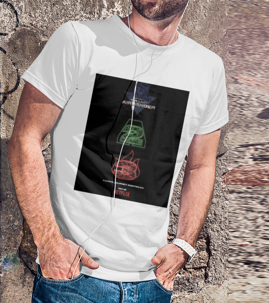 Avatar The Last Airbender Aang’s Journey Continues Season 2 Netflix T-Shirt