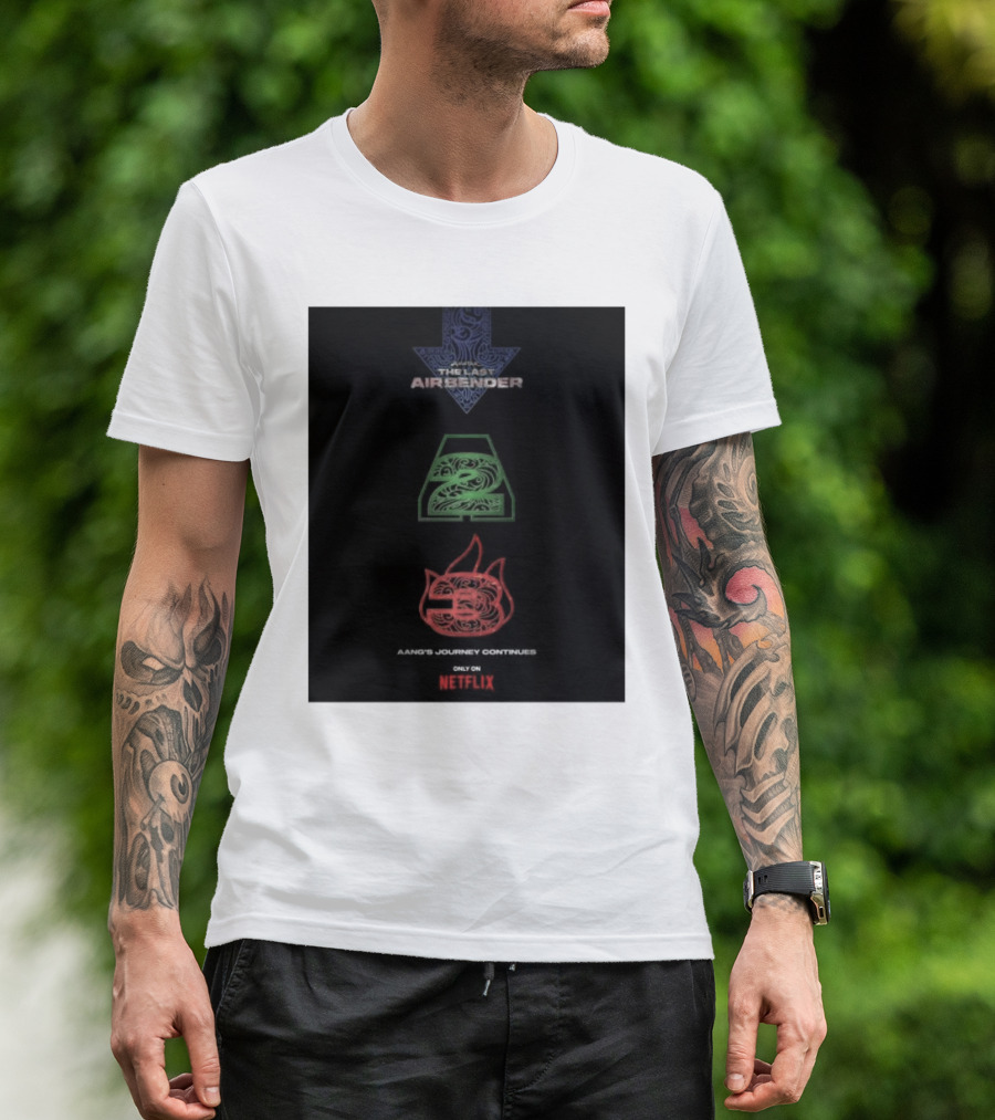 Avatar The Last Airbender Aang’s Journey Continues Season 2 Netflix T-Shirt