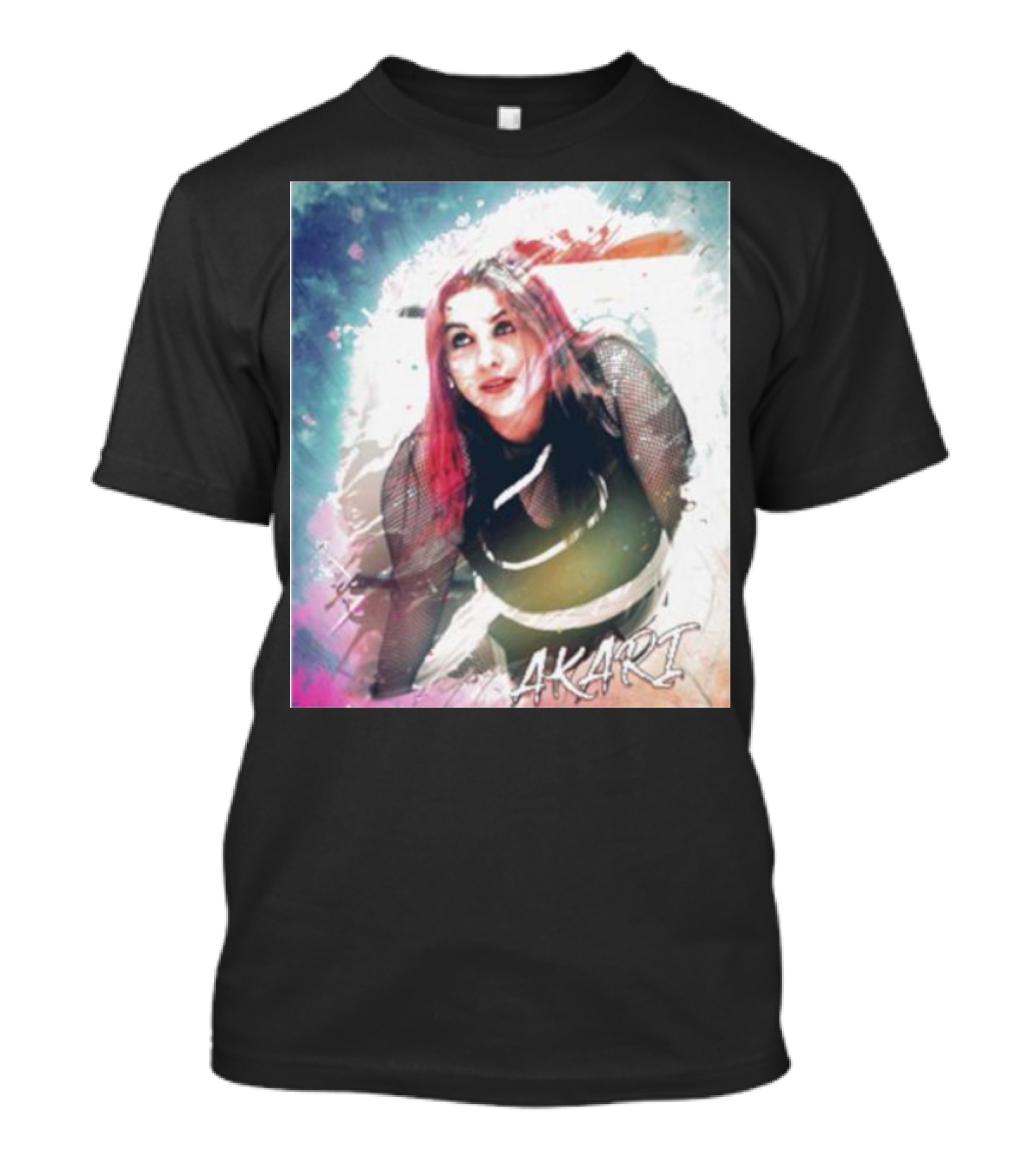 Akari Wrestling Portrait Akaripurej Akari T-Shirt