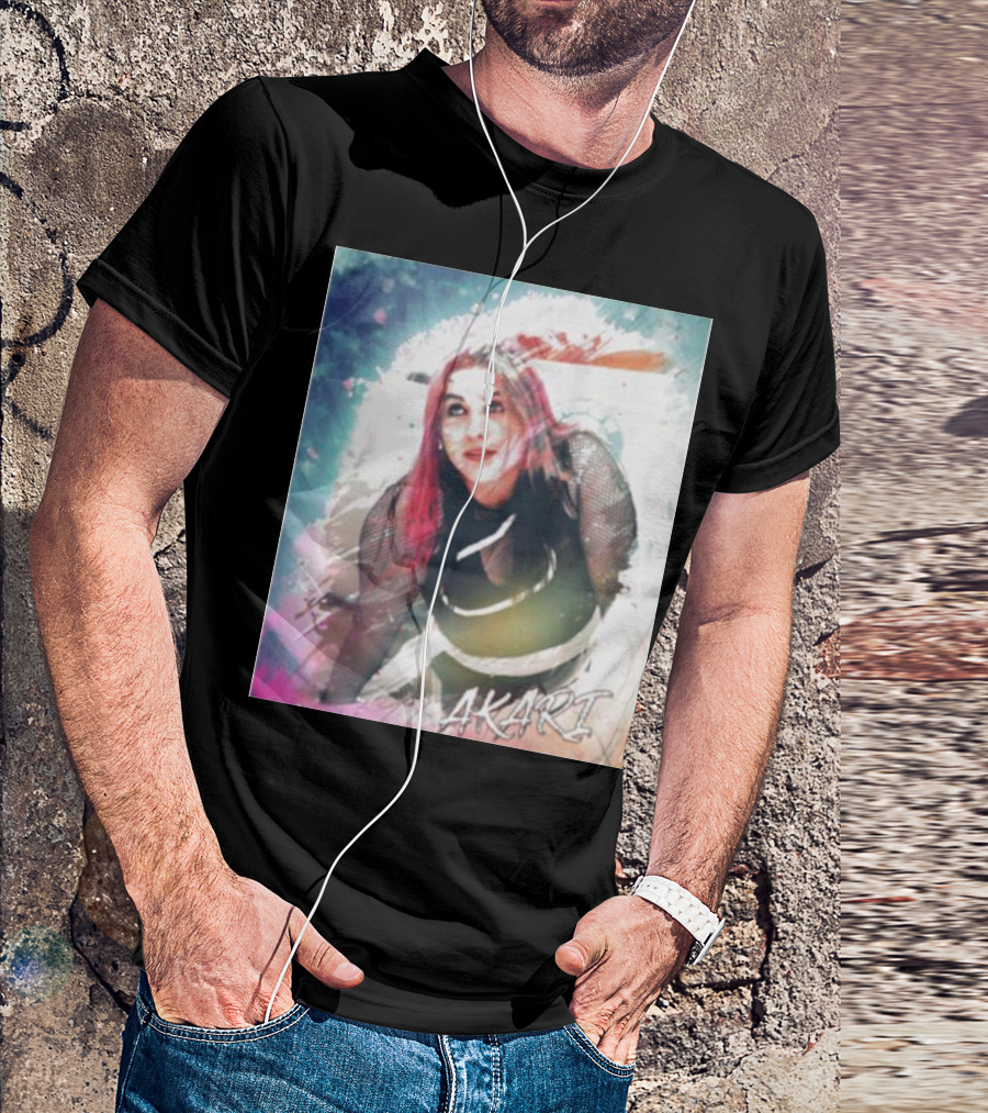 Akari Wrestling Portrait Akaripurej Akari T-Shirt
