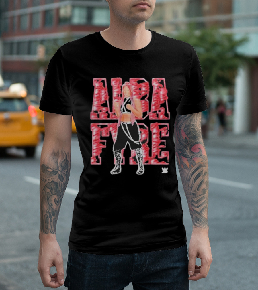 Alba Fyre Wrestling WWE Pose T-Shirt