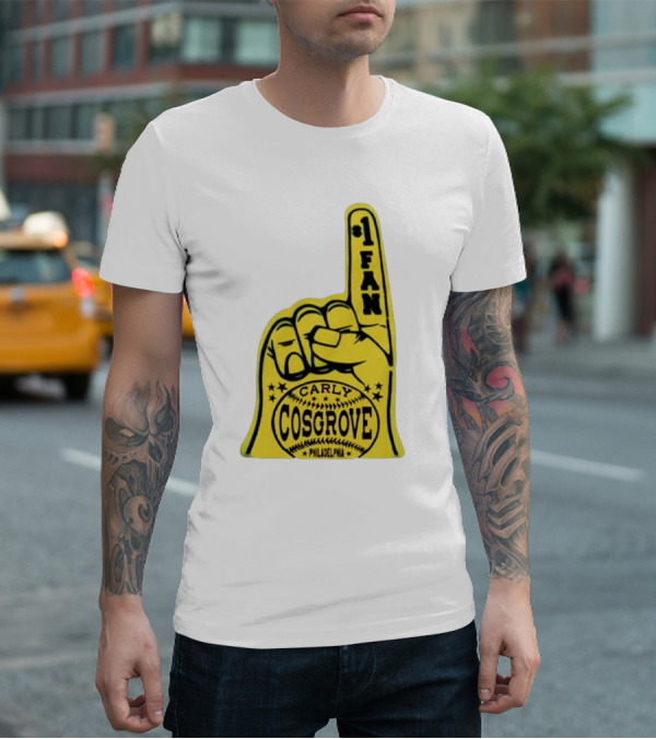 Carly Cosgrove Philadelphia Number One Fan Foam Finger T-Shirt