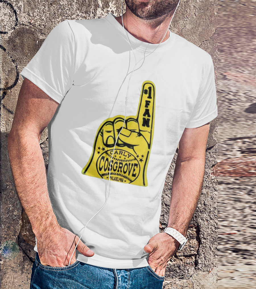 Carly Cosgrove Philadelphia Number One Fan Foam Finger T-Shirt