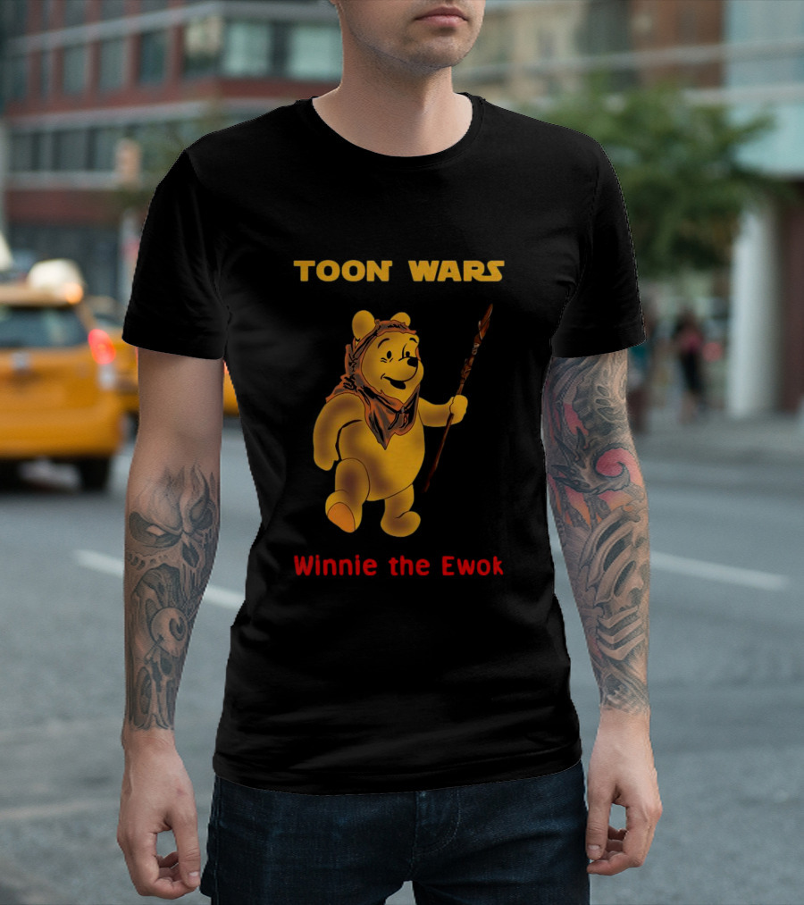 Toon Wars Winnie the Ewok Pooh Bear T-Shirt
