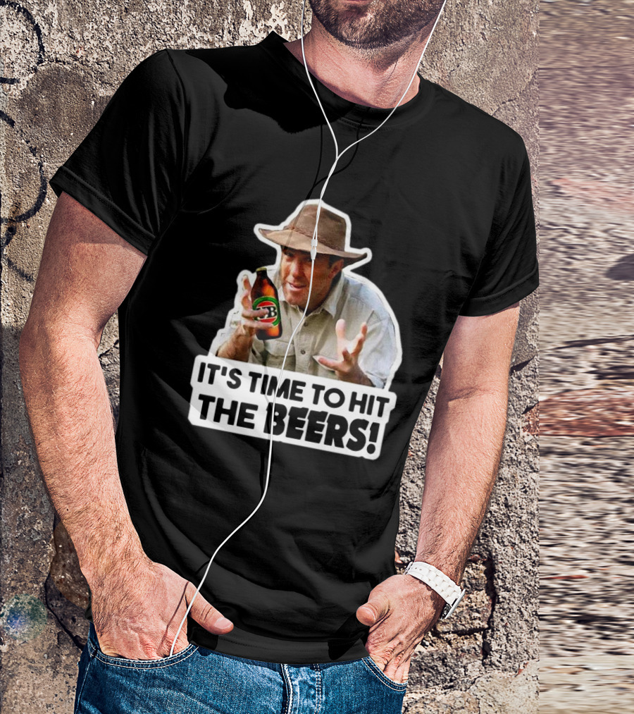 Russell Coight It's Time To Hit The Beers Beer Bottle Hat T-Shirt