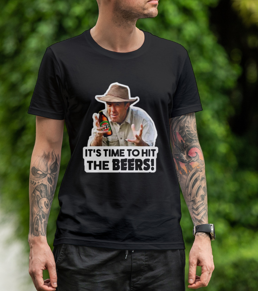 Russell Coight It's Time To Hit The Beers Beer Bottle Hat T-Shirt