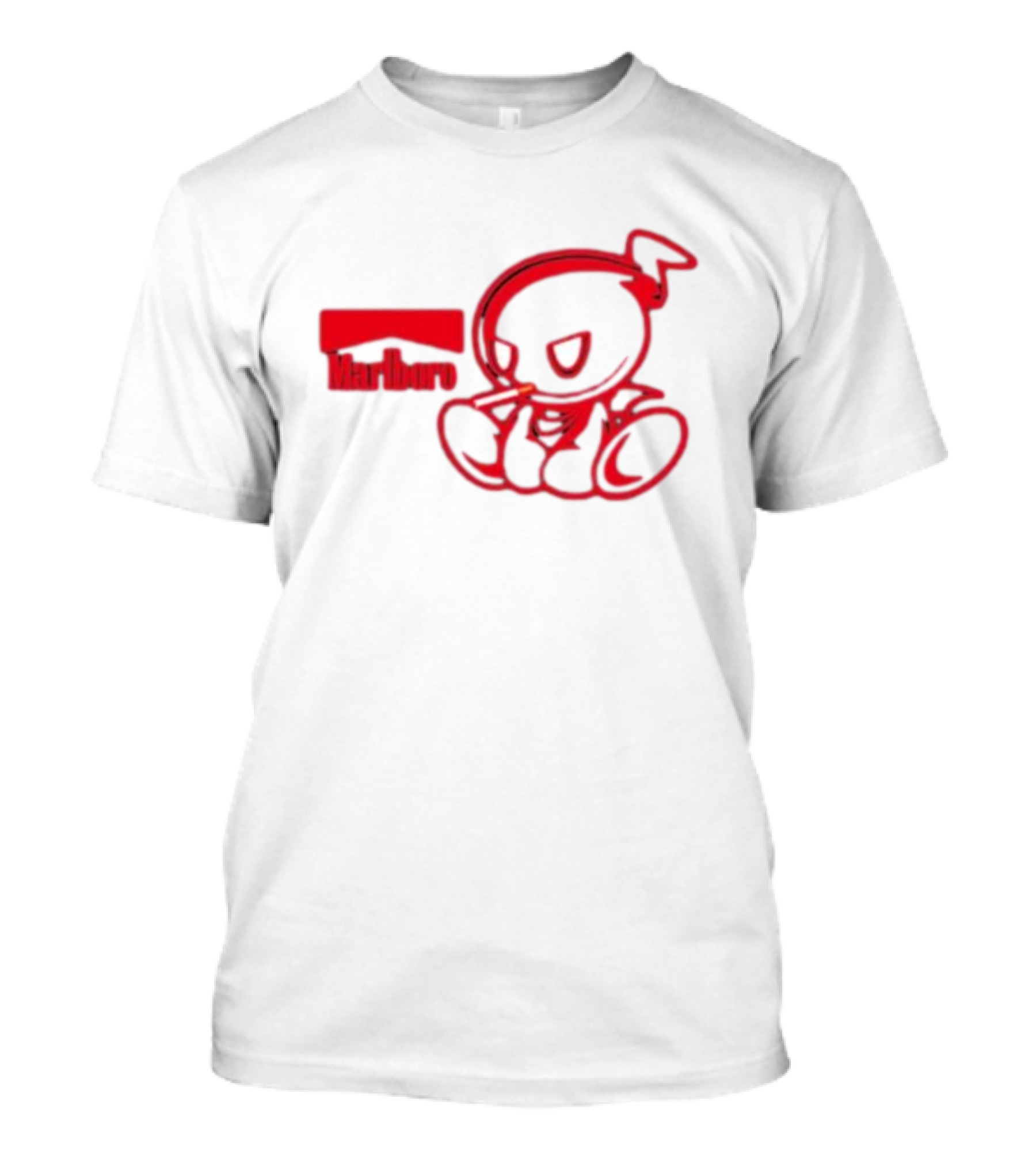 Marlboro Chao Smoking Red Character T-Shirt