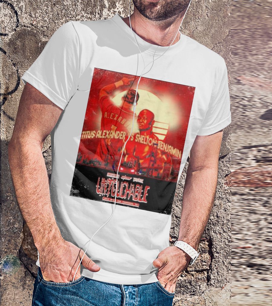 Titus Alexander Vs Shelton Benjamin Untouchable West Coast Pro Wrestling San Francisco CA T-Shirt
