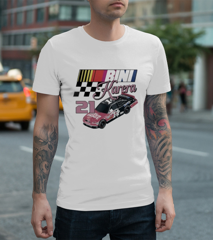 Bini Karera 21 Race Car Office Depot T-Shirt