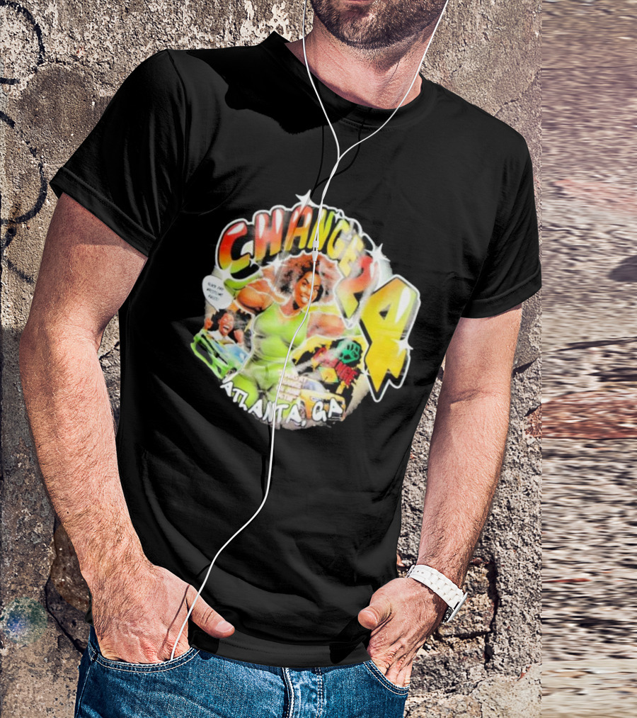 Change 24 Atlanta GA June 16th Black Pro Wrestling Rules T-Shirt