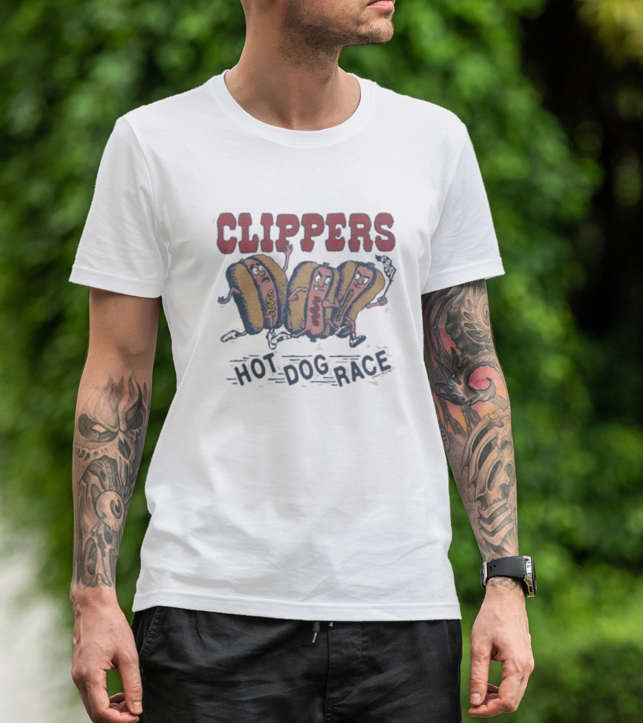 CLIPPERS HOT DOG RACE T-Shirt