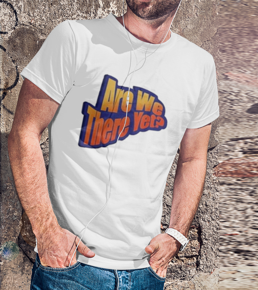 James Marriott Are We There Yet Retro Text T-Shirt