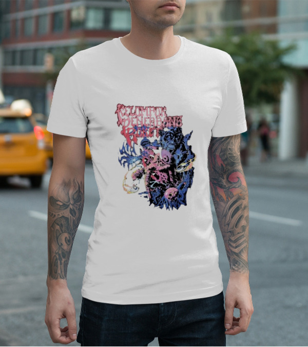 Kelompok Penerbang Roket Space Rage Psychedelic Monster T-Shirt