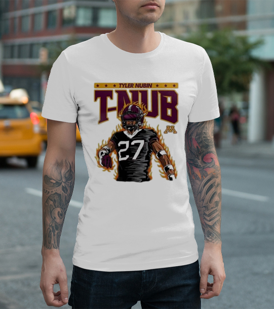 Ncaa Football Tyler Nubin T-Nub Defensive Back 27 Youth T-Shirt