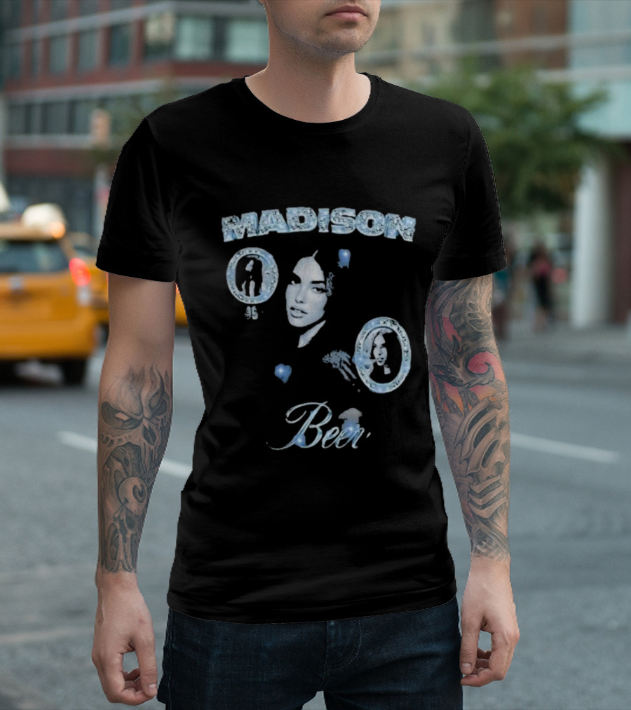 Madison Beer 95 Blue Gem Portraits T-Shirt
