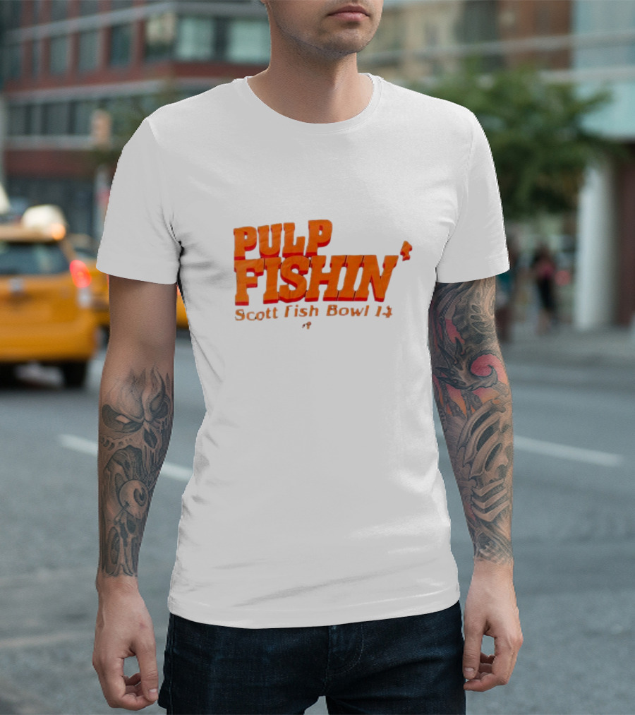 Pulp Fishin Scott Fish Bowl 14 T-Shirt