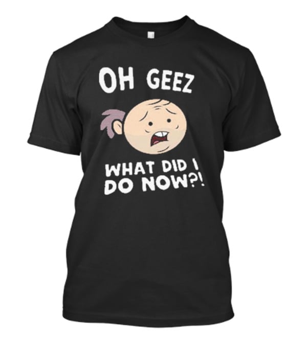Purgatony Character Oh Geez What Did I Do Now Face Expression T-Shirt