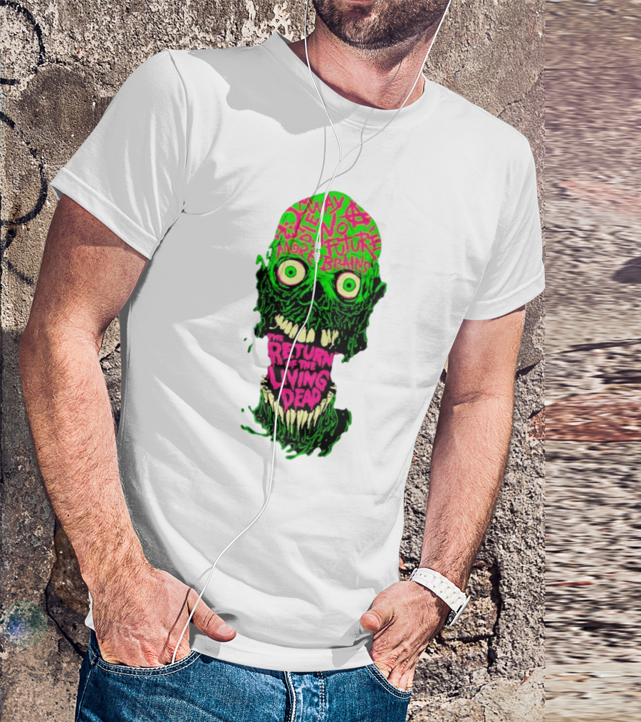 The Return Of The Living Dead Skull No Future More Brains Horror T-Shirt