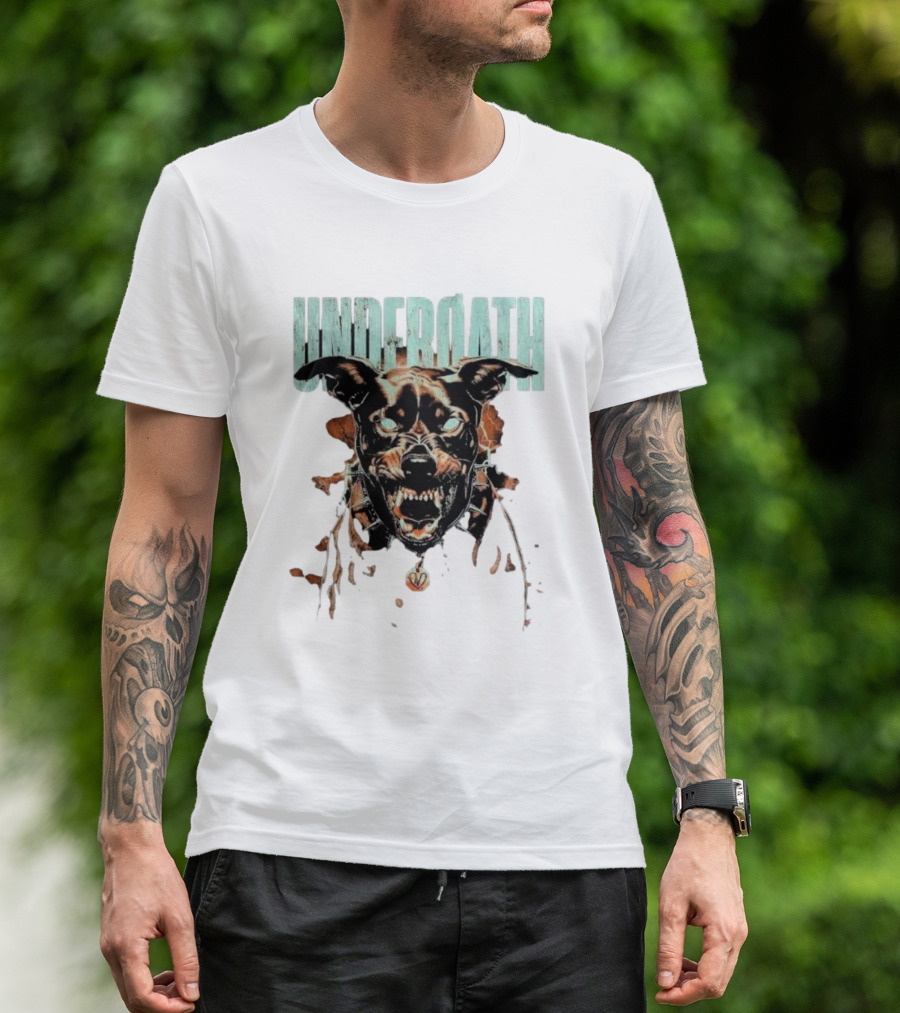 Underoath Emo’s Not Dead Horror Dog Fierce Canine T-Shirt