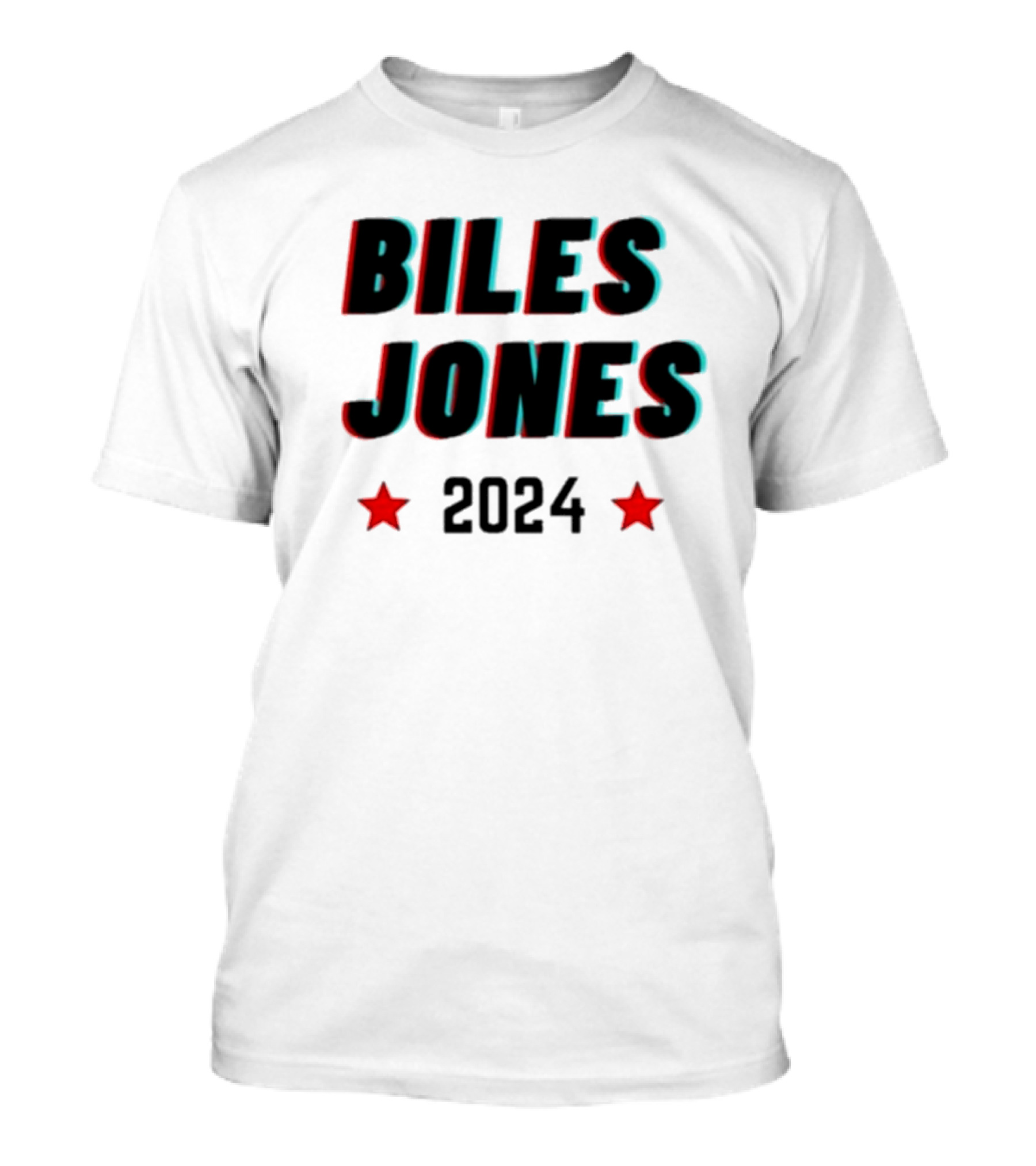 Biles Jones 2024 Election Stars T-Shirt