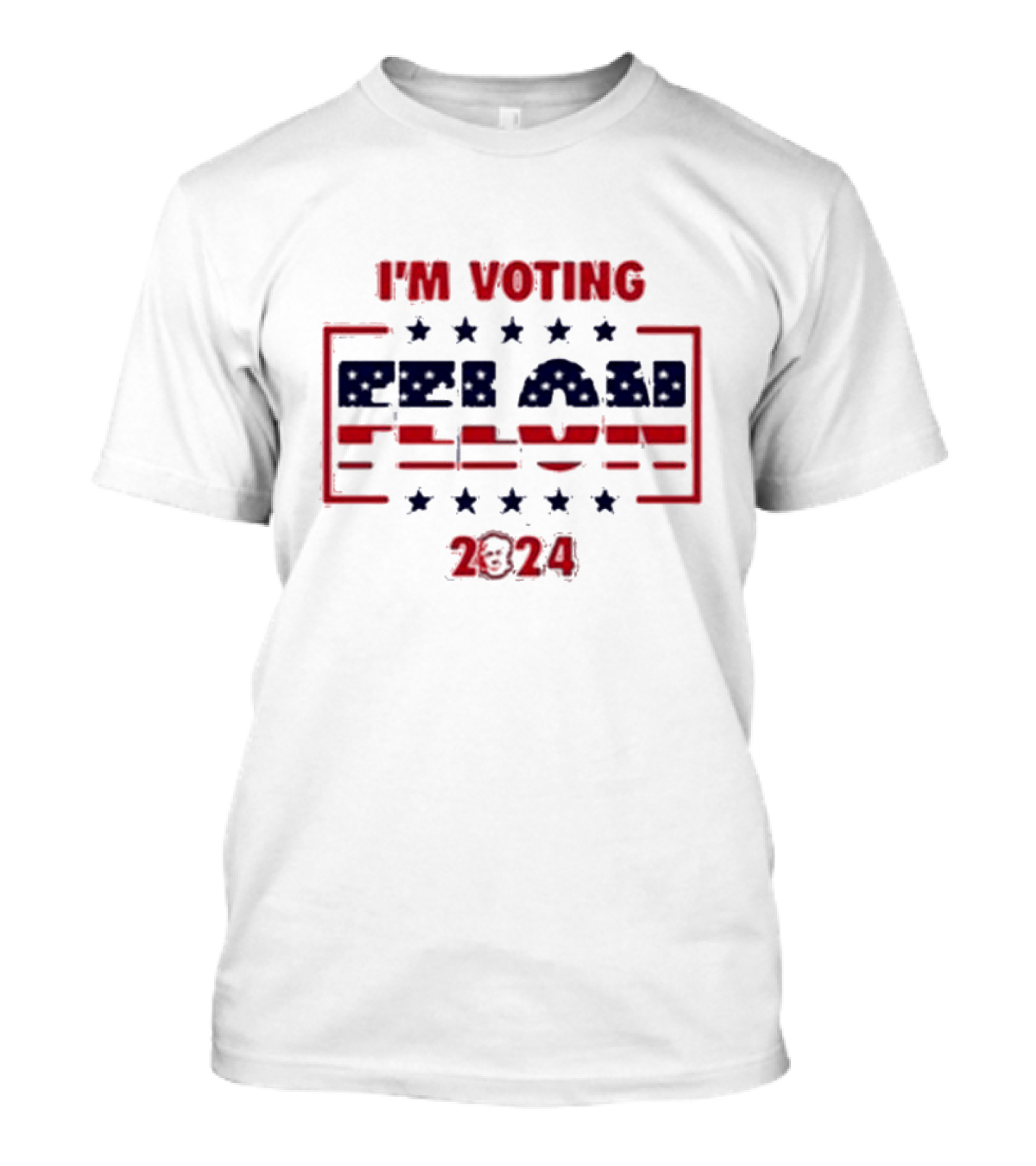 I'm Voting Felon 2024 America Flag T-Shirt