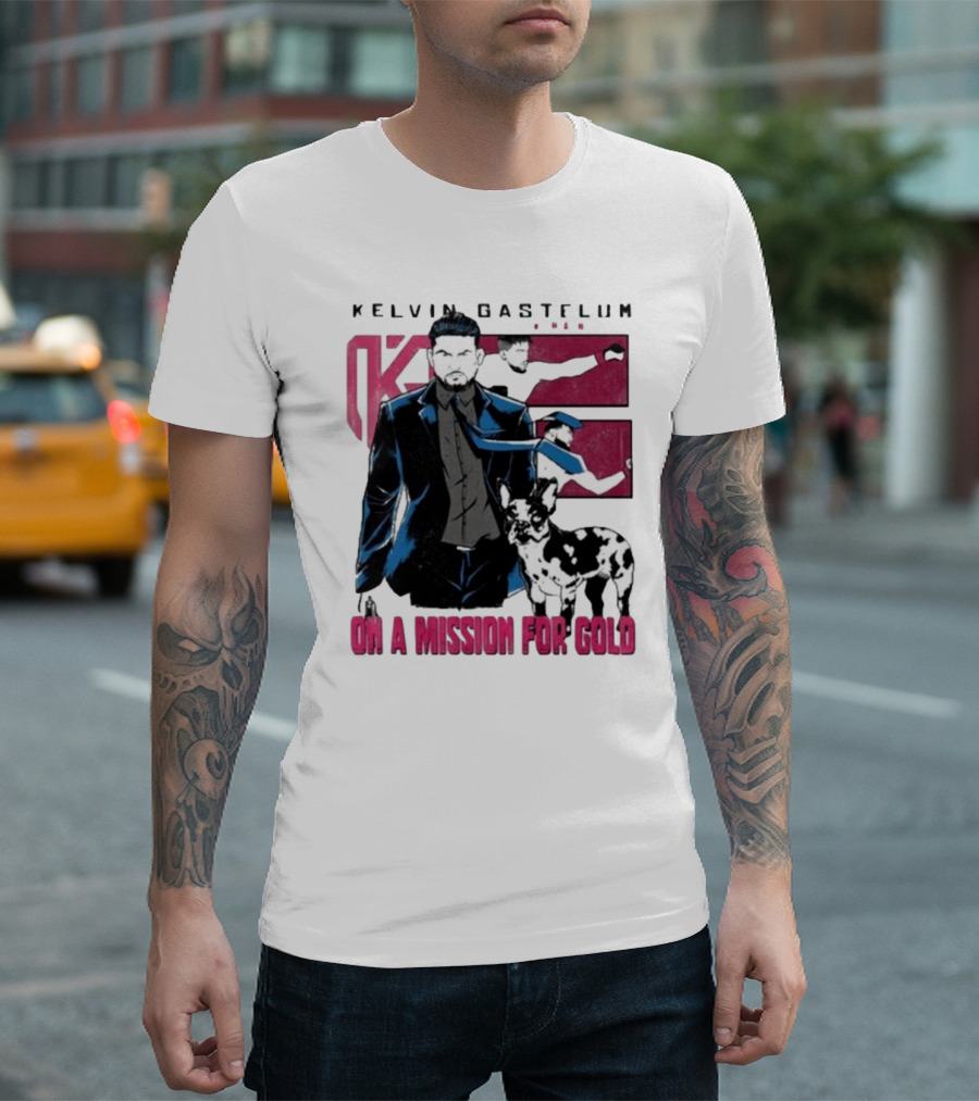 Kelvin Gastelum Wick On a Mission for Gold T-Shirt