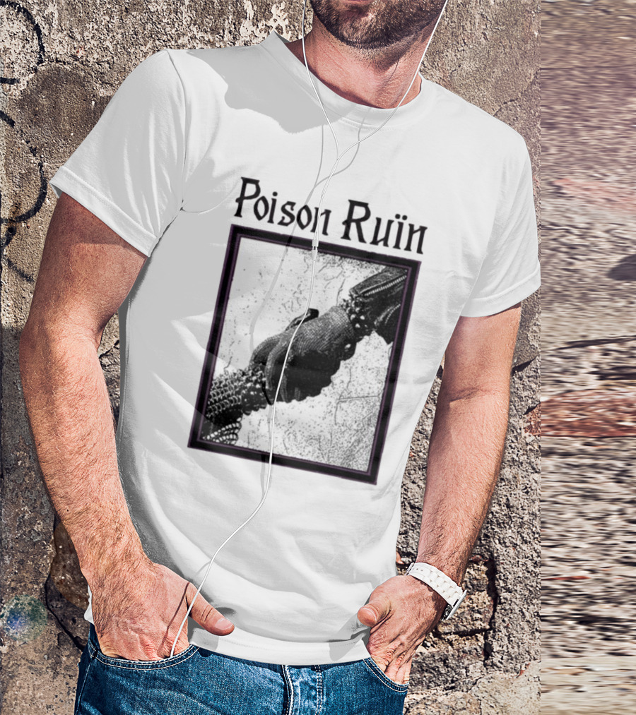 Poison Ruïn Medieval Chainmail Handshake Confrere T-Shirt