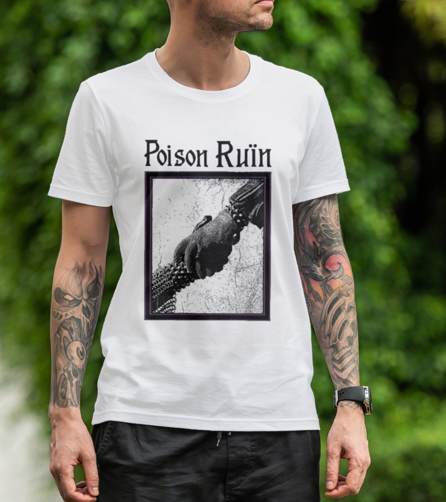 Poison Ruïn Medieval Chainmail Handshake Confrere T-Shirt