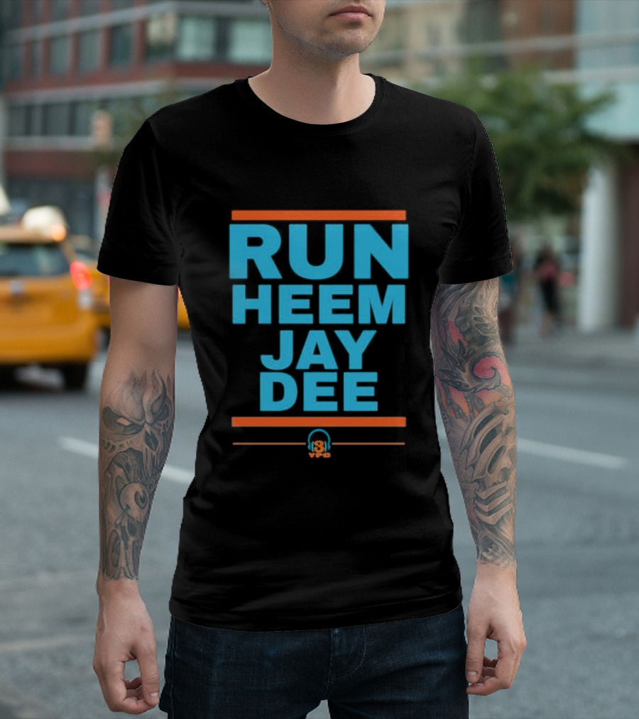 RUN HEEM JAY DEE 83 VPG Miami Dolphins T-Shirt