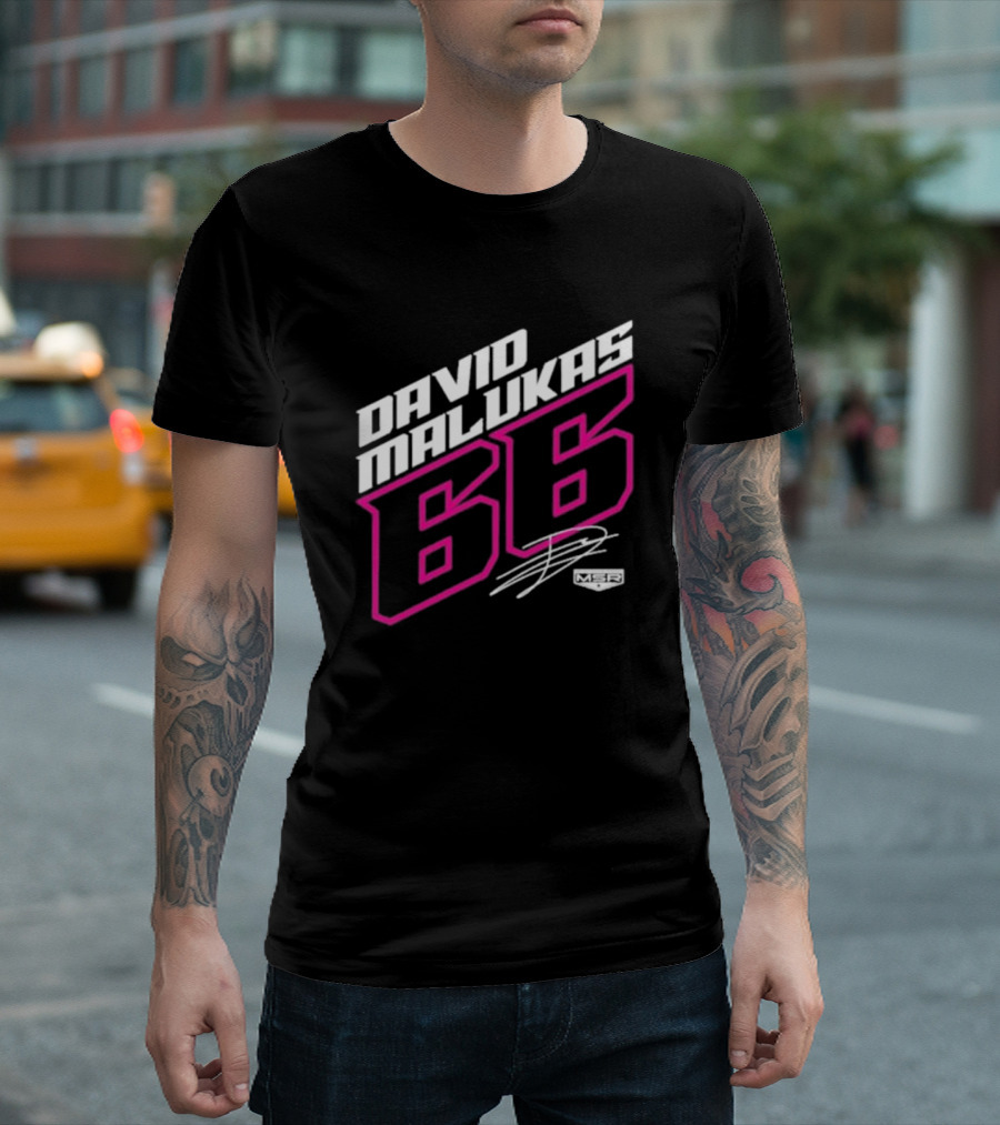 David Malukas 66 MSR Racing Signature T-Shirt
