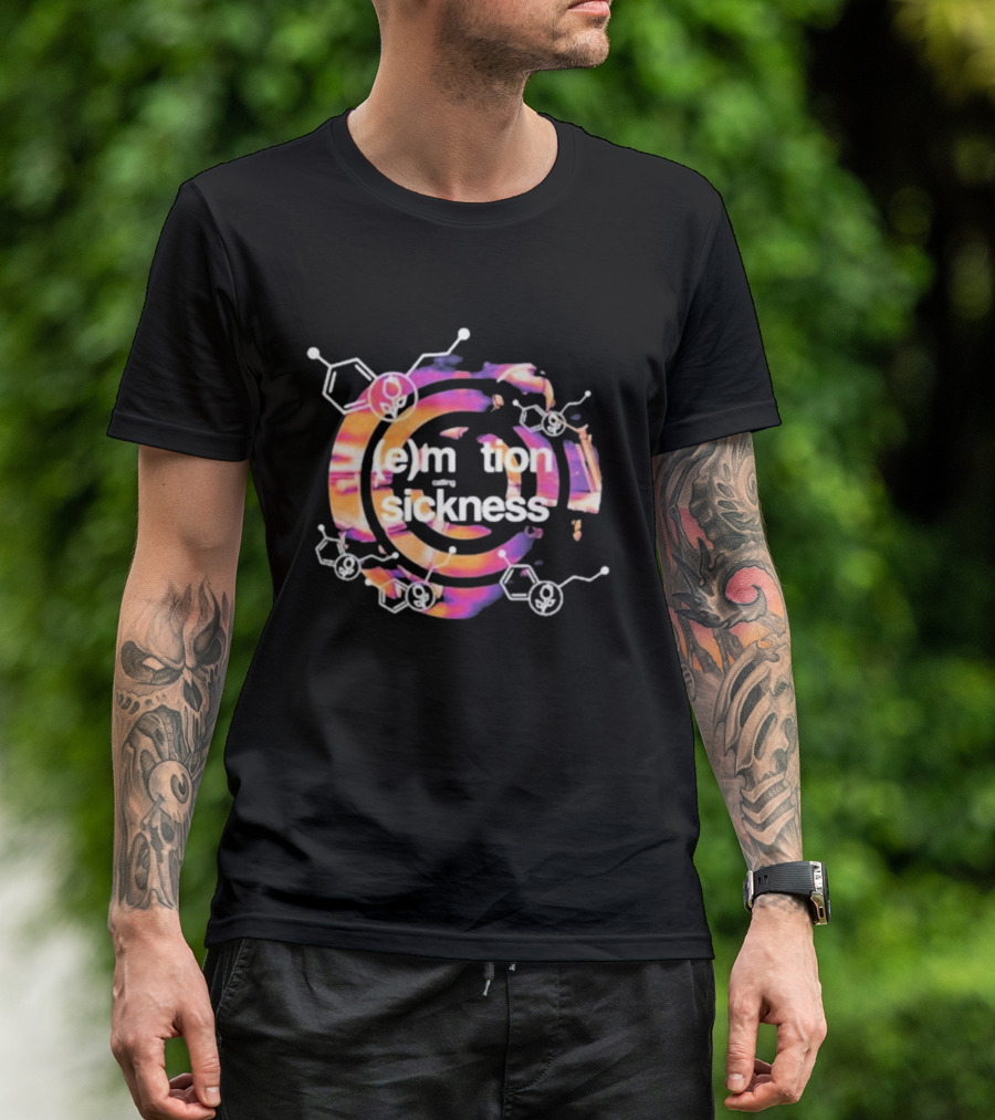 E Motion Sickness With Dine Alone Psychedelic Chemistry Vibes T-Shirt