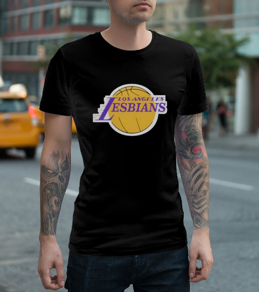Lakeyia Brown Los Angeles Lesbians Basketball Logo Lakers T-Shirt