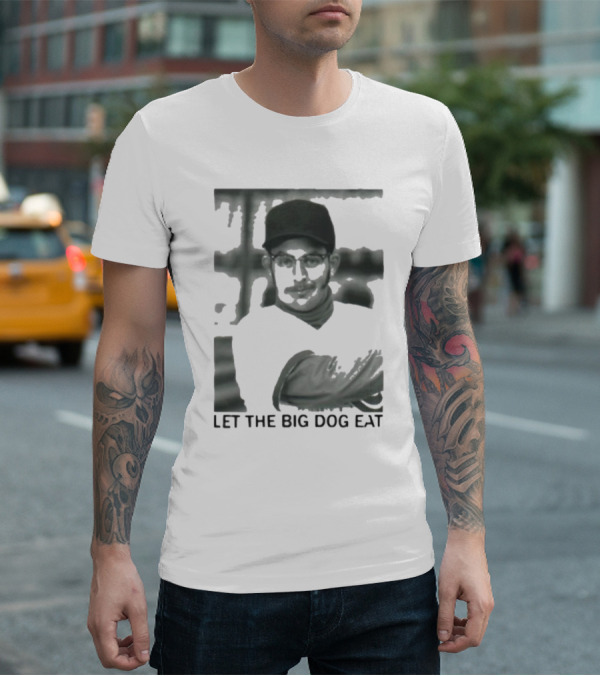 Let The Big Dog Eat - Baseball Pitcher In Action T-Shirt
