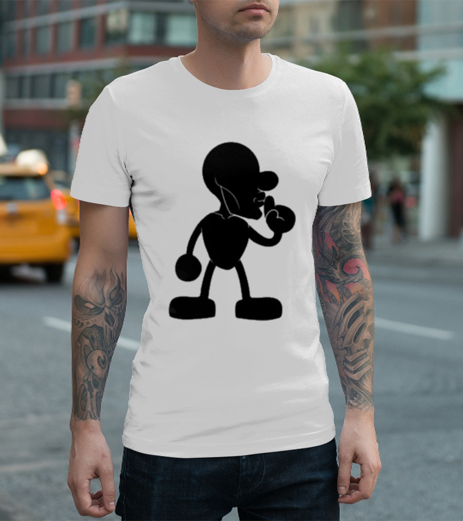 Yeet Team Mr Mew Iconic Silhouette And Dog Collaboration T-Shirt