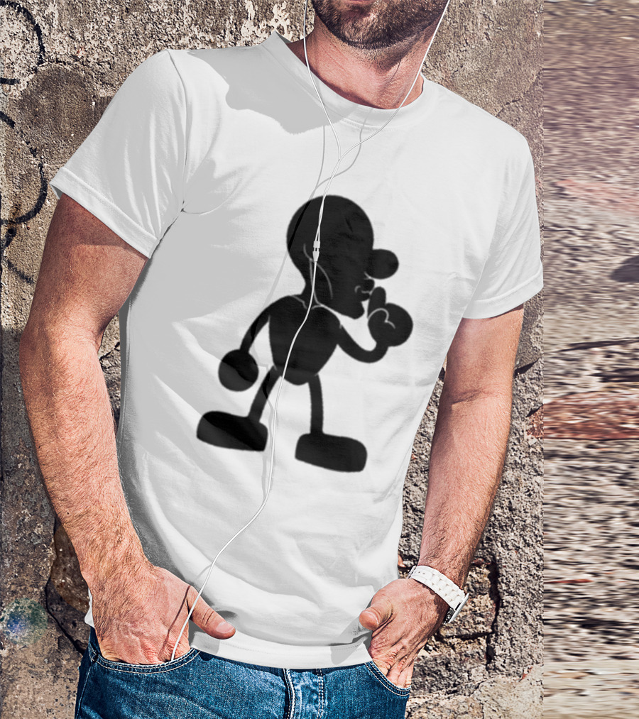 Yeet Team Mr Mew Iconic Silhouette And Dog Collaboration T-Shirt