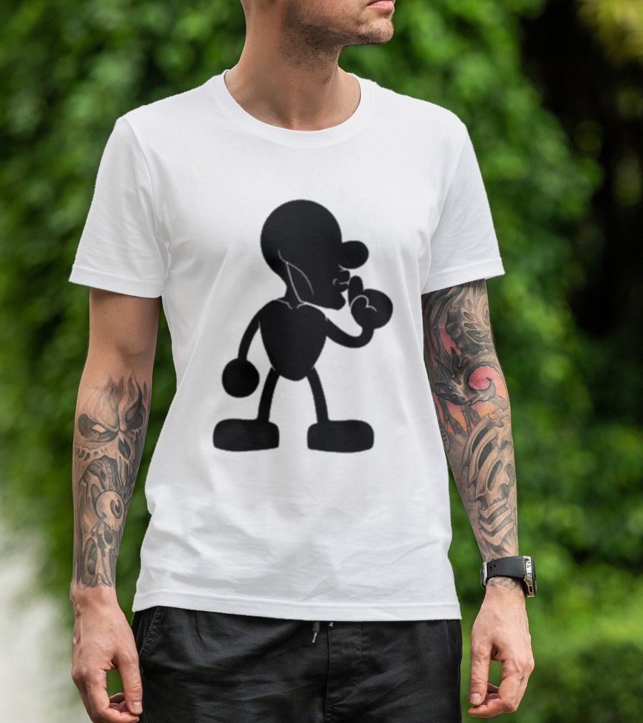 Yeet Team Mr Mew Iconic Silhouette And Dog Collaboration T-Shirt