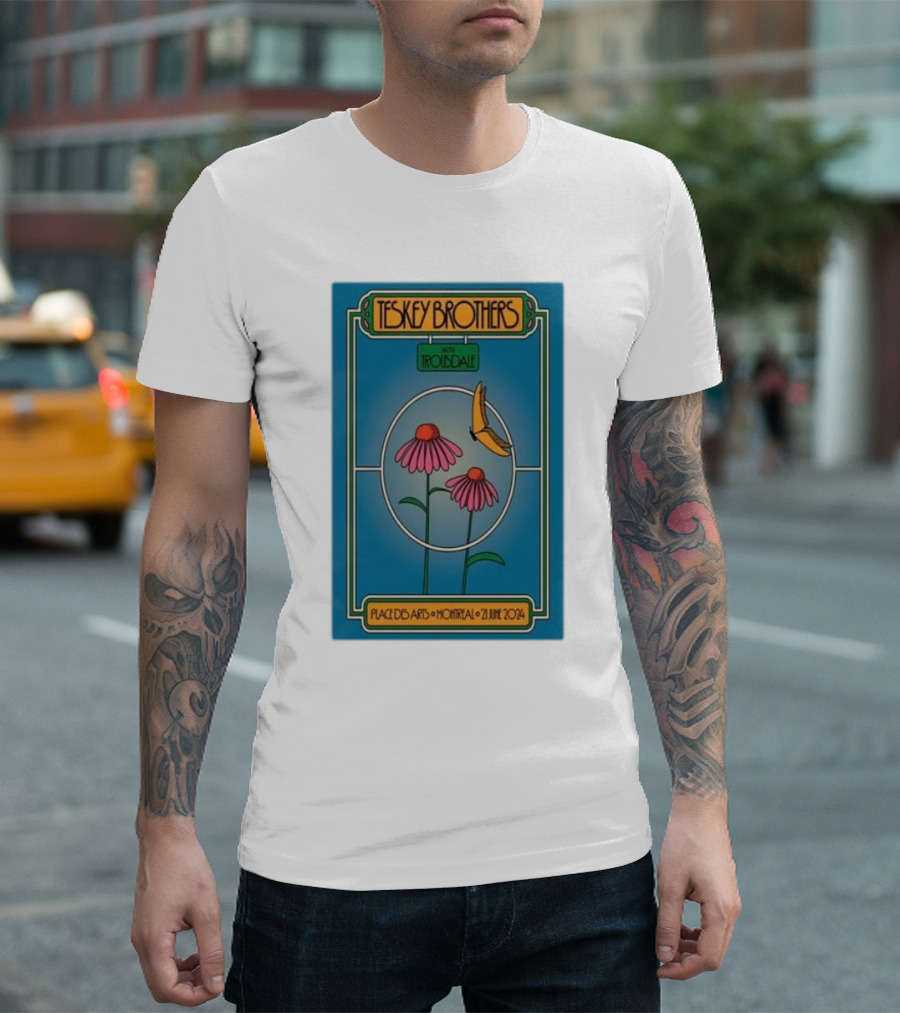 Teskey Brothers With Iron And Wine Place Des Arts Montreal June 21 T-Shirt