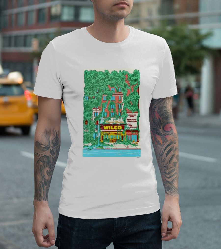Wilco June 22 2024 Beacon Theatre New York NY Concert T-Shirt