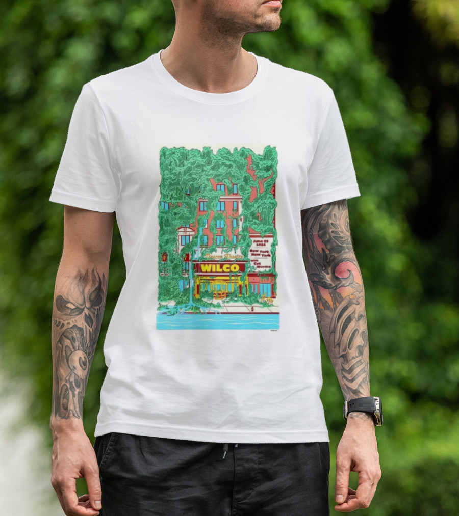 Wilco June 22 2024 Beacon Theatre New York NY Concert T-Shirt