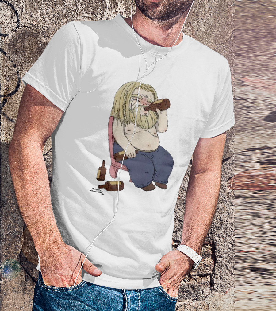 Avengers Endgame Thor Fat Drinking T-Shirt