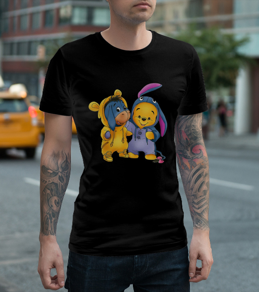 Baby Pooh Eeyore Costume Winnie the Pooh T-Shirt