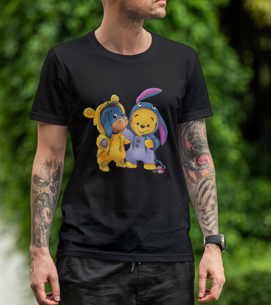 Baby Pooh Eeyore Costume Winnie The Pooh T-Shirt