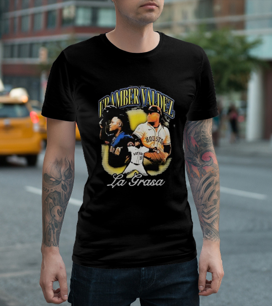 Framber Valdez Houston Astros La Grasa T-Shirt