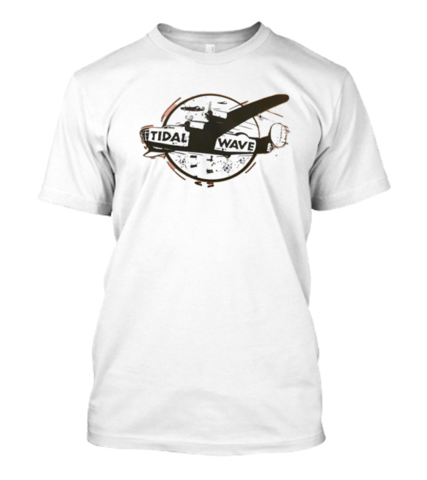 Tidal Wave Plane War Bomber Mission Emblem T-Shirt