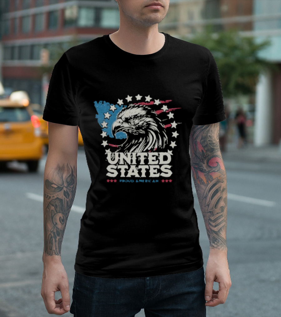 United States Proud American Eagle T-Shirt