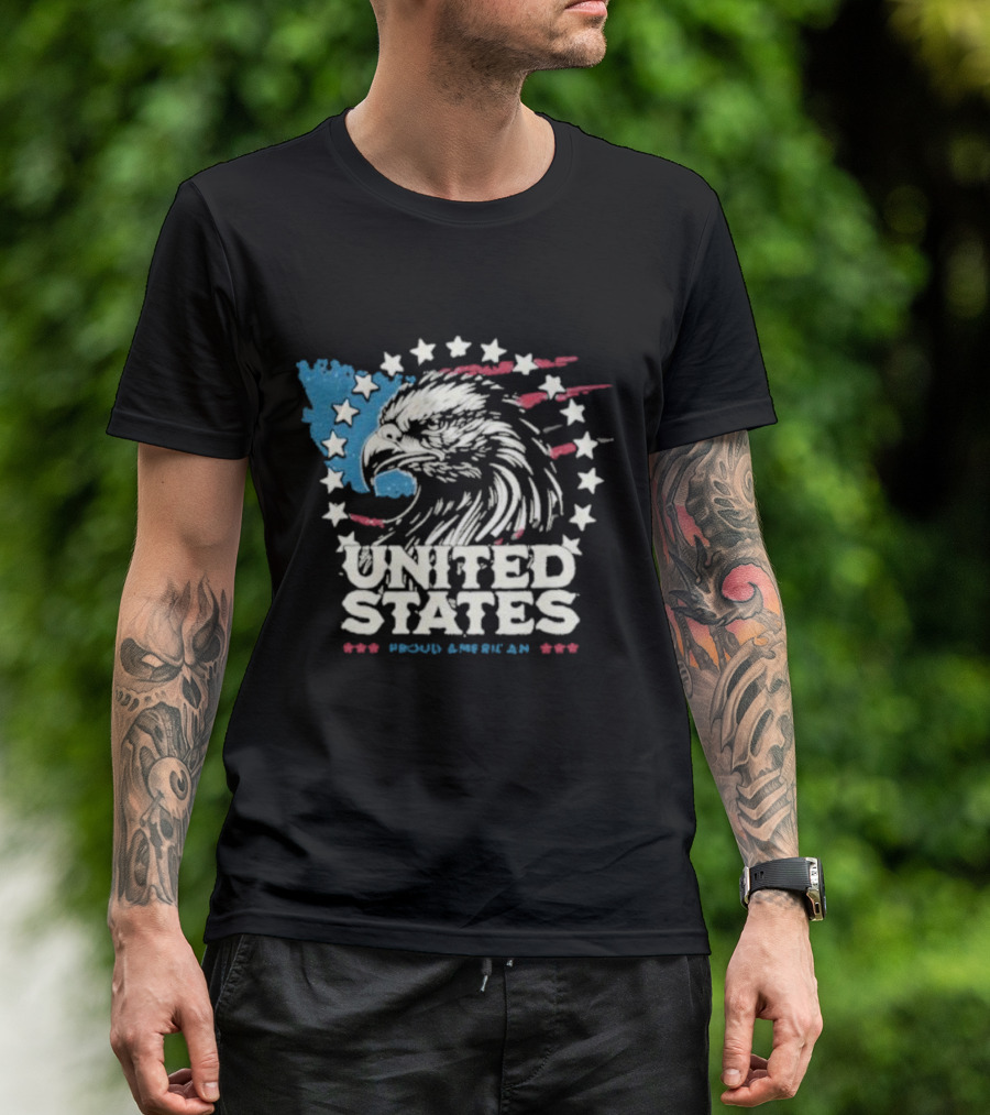 United States Proud American Eagle T-Shirt