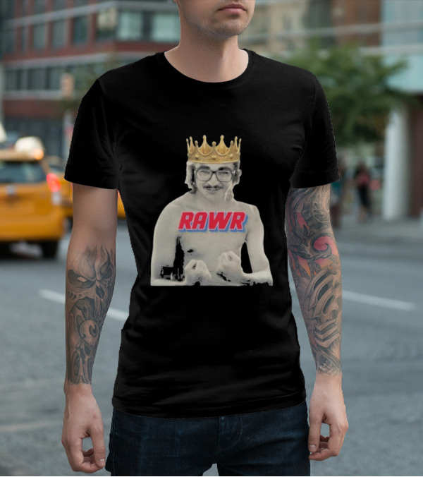 RAWR Young Greg Cote Wearing Crown T-Shirt