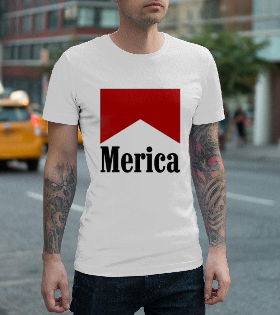 Merica Chevron Red T-Shirt